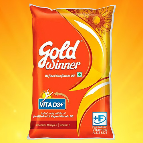 Gold Winner Refined Sunflower Oil Pouch