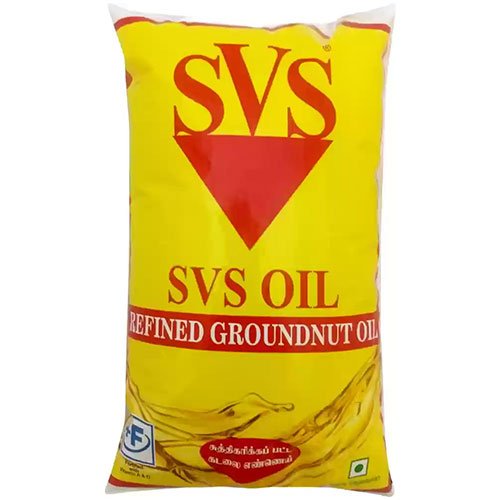SVS Groundnut Oil Yellow Pouch