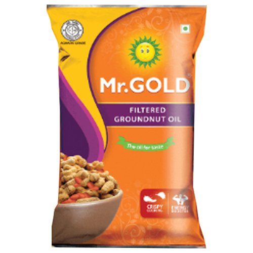 Mr.Gold Filtered Groundnut Oil Pouch