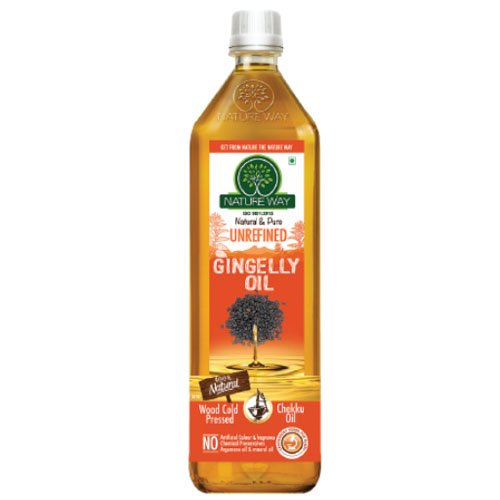 Nature Way 100% Natural & Pure Gingelly Oil Unrefined Cold-pressed