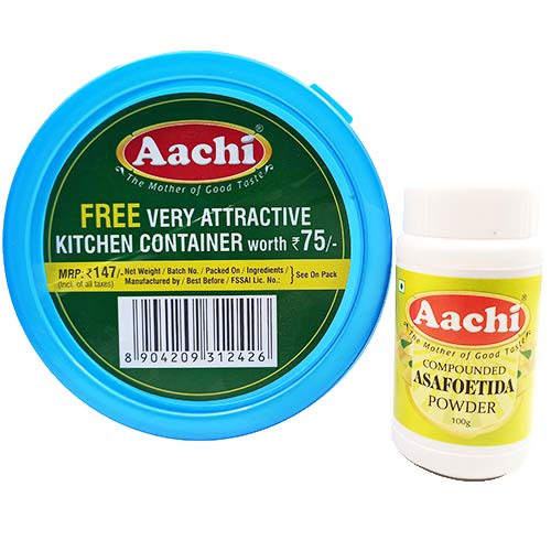 Aachi Asafoetida Powder With Free Container