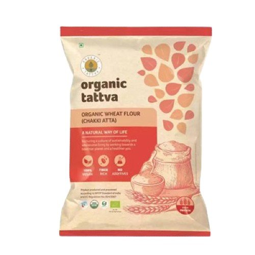 Organic Tattva Whole Wheat Flour (Chakki Atta)