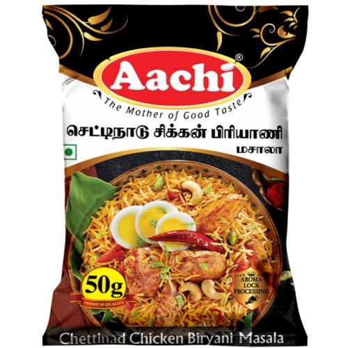 Aachi Chettinad Chicken Biryani Masala